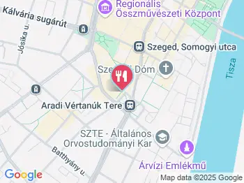 Az Élet Étterme Szeged a térképen