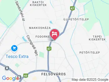 Babar Apartman Szeged a térképen