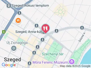 Bányai Cukrászda - Tisza Lajos körút Szeged a térképen