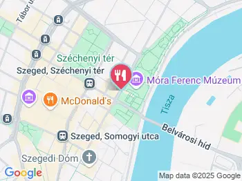 Bárka Szeged a térképen