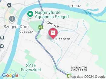 Belvárosi híd Szeged a térképen