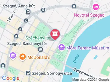 Belvárosi Mozi Szeged a térképen