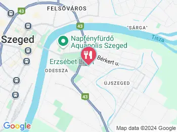 Blues Kert Vendéglő Szeged a térképen