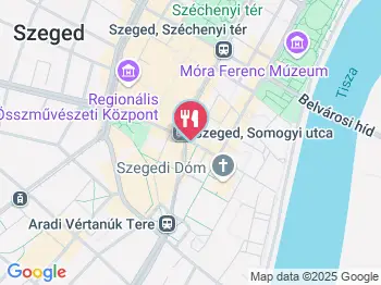 Boci Tejivó Szeged a térképen