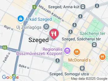 Borháló Szeged a térképen