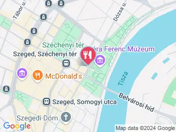 Borkápolna Szeged a térképen