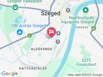Brindza Vendégház Szeged a térképen