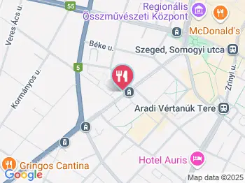 Burek Pékség Szeged a térképen