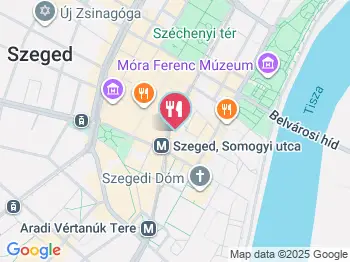 Cheers Bar Szeged a térképen