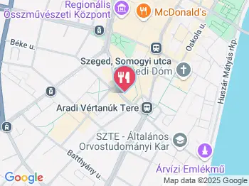 Cirmi Kézműves Gasztrokocsma Szeged a térképen