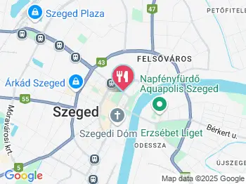 Classic Café Szerb Étterem & Grillkert Szeged a térképen