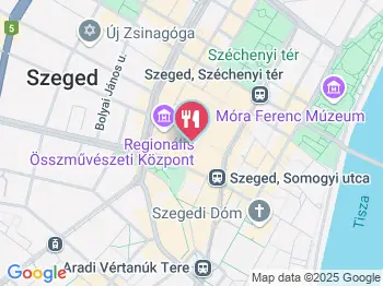 Concept Bisztró Szeged a térképen