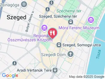 Corso Café Szeged a térképen