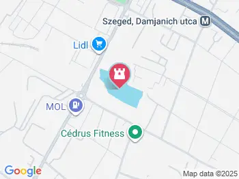 Csemegi-tó Szeged a térképen