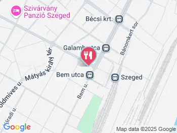 Csiga Pékség Szeged a térképen