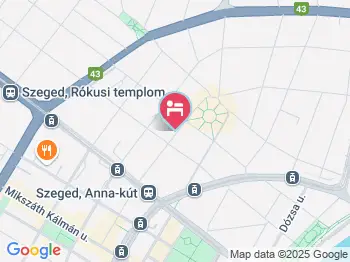 Csirke Panzió Szeged a térképen