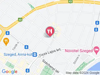 Csomi Kocsma Szeged a térképen