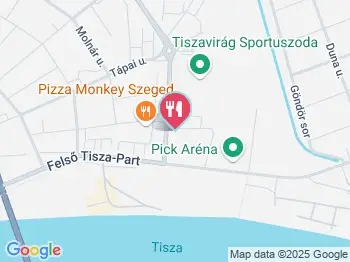 Cukkini Étterem Szeged a térképen