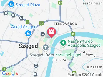 Deutsch-palota Szeged a térképen