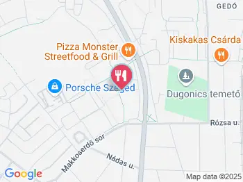 Diófa Vendéglő Szeged a térképen