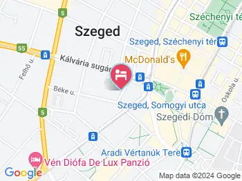 Dream Apartments Szeged a térképen