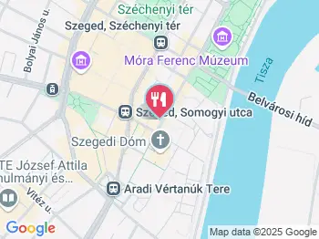 Duna Döner Szeged a térképen