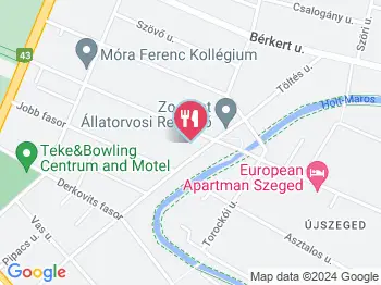 Emmarozs Grand Szeged a térképen