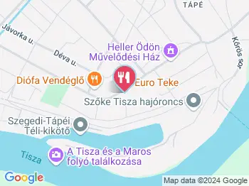 Euro Teke Szeged a térképen