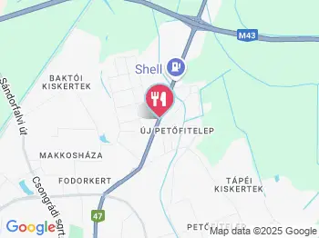 Fa-Villa Vendéglő Szeged a térképen