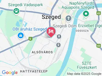 Família Vendégház Szeged a térképen