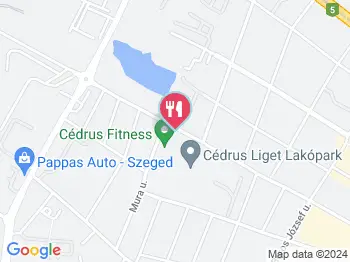 Fekete Bárány Kávéház & Konyha Szeged a térképen