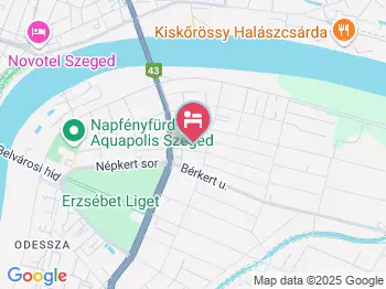 Fekete Forrás Apartman Szeged a térképen