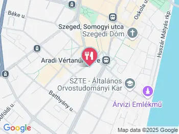 Félegyházi Pékség 71. sz. mintabolt Szeged a térképen