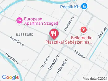 Félegyházi Pékség Szeged a térképen