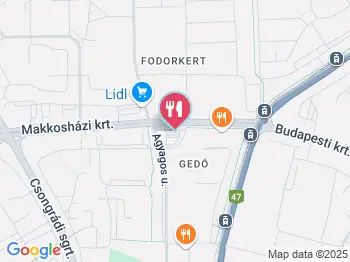 Fresh Corner Szeged a térképen