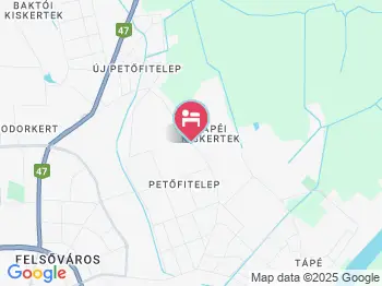 Gerle Vendégház Szeged a térképen