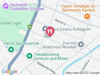 Gourmet Garden Sushi & Tapas Szeged a térképen