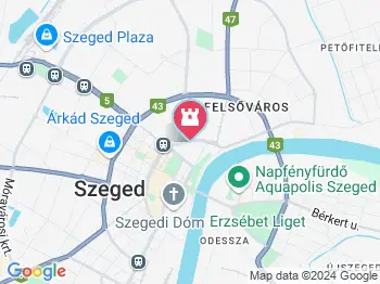 Gróf-palota Szeged a térképen