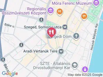 Gyro Szeged a térképen