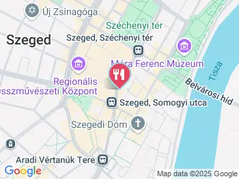Hági Udvar Szeged a térképen