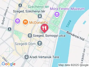 Hamm Burger Büfé Szeged a térképen