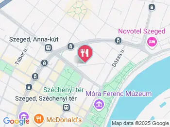 Hét Kávézó Szeged a térképen