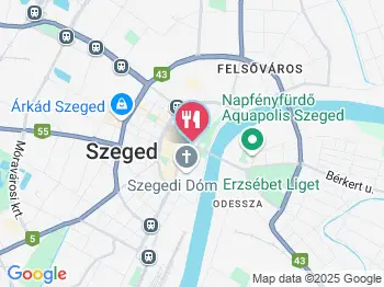 Híd Bistro és Kávézó Szeged a térképen