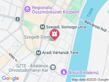 Hortobágyra deportált családok emlékműve Szeged a térképen