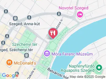 Hungi Vigadó Szeged a térképen