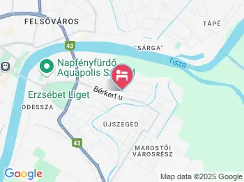 Ildikó Apartman Szeged a térképen