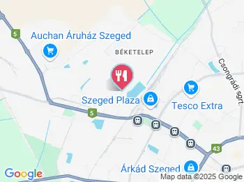 Jobb Mint Otthon Kisvendéglő Szeged a térképen