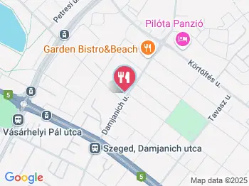 K&D Pékség Szeged a térképen