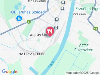 Kálmán Panzió, Étterem, Söröző Szeged a térképen