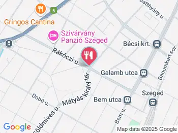 Kapca Kávézó-Bisztró Szeged a térképen